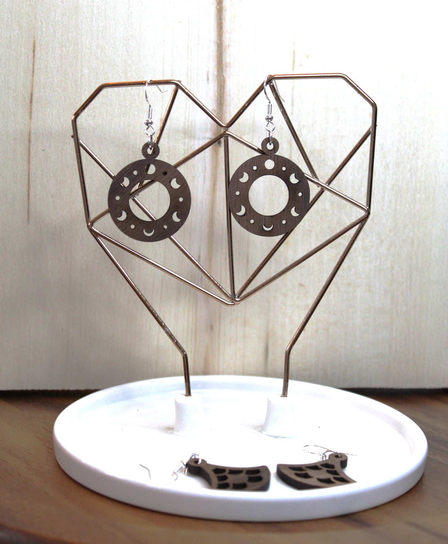 Moon Phases Dangle Earrings