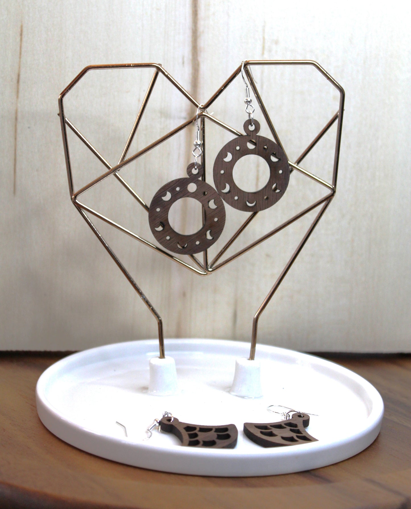 Moon Phases Dangle Earrings