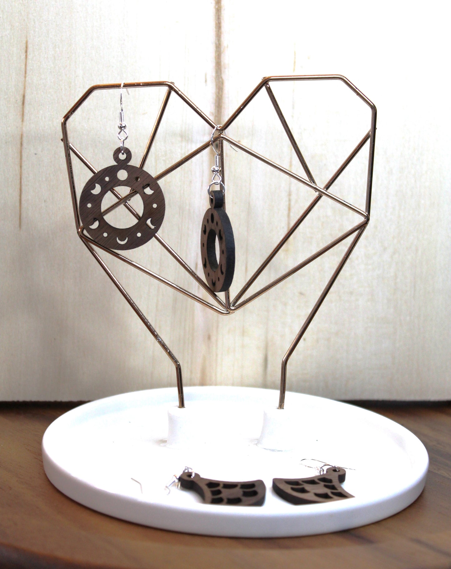 Moon Phases Dangle Earrings