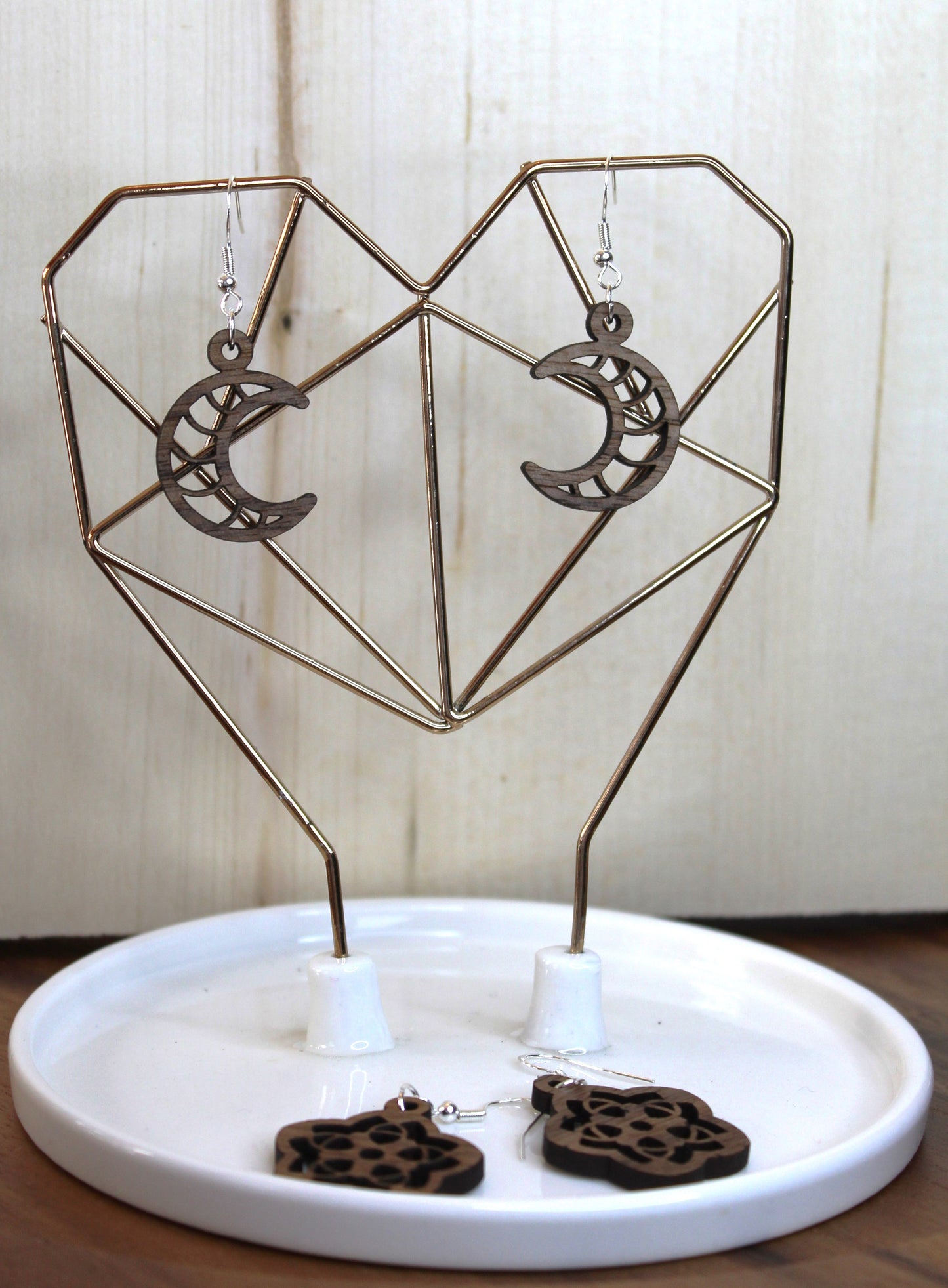 Moon Dangle Earrings