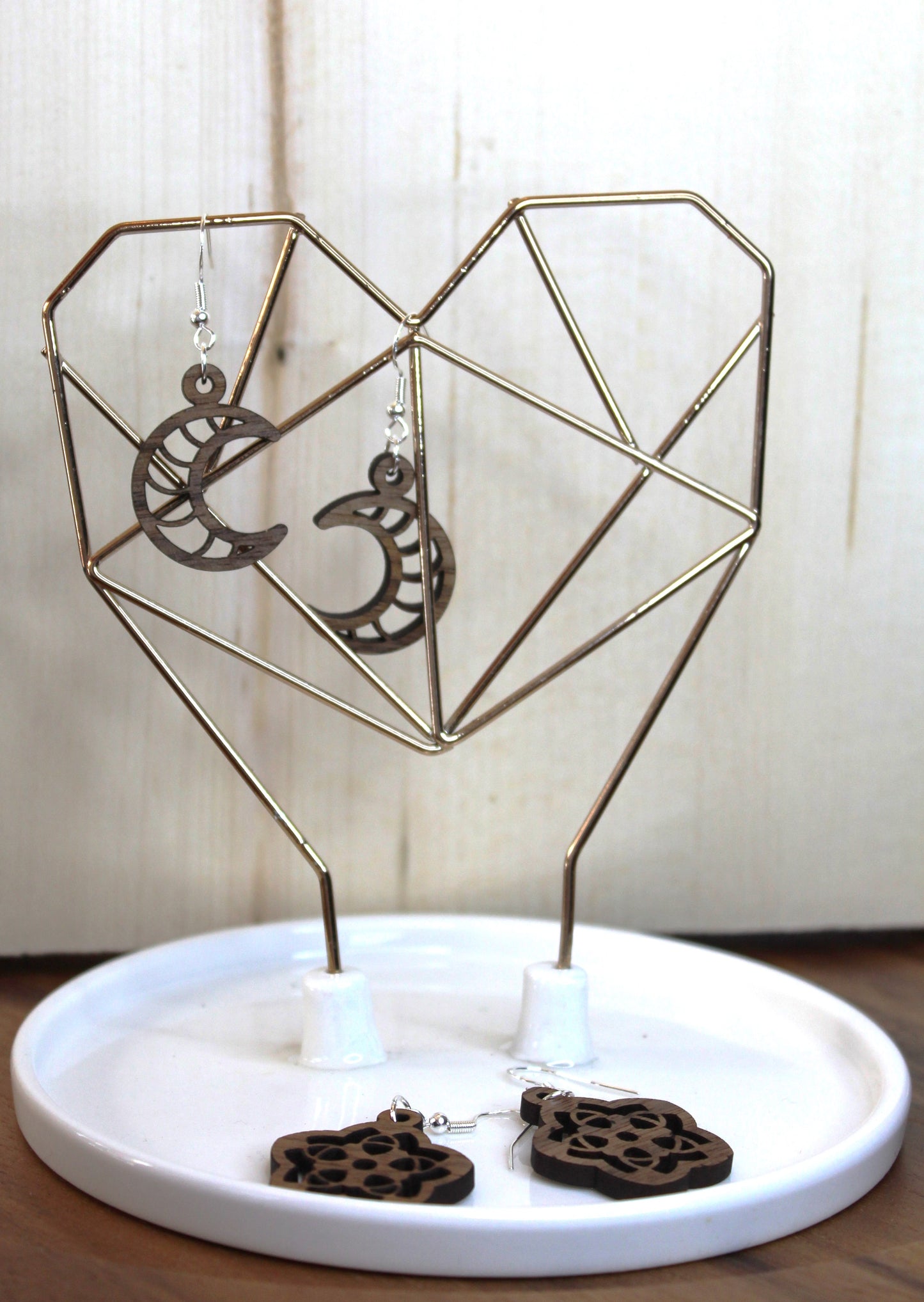 Moon Dangle Earrings