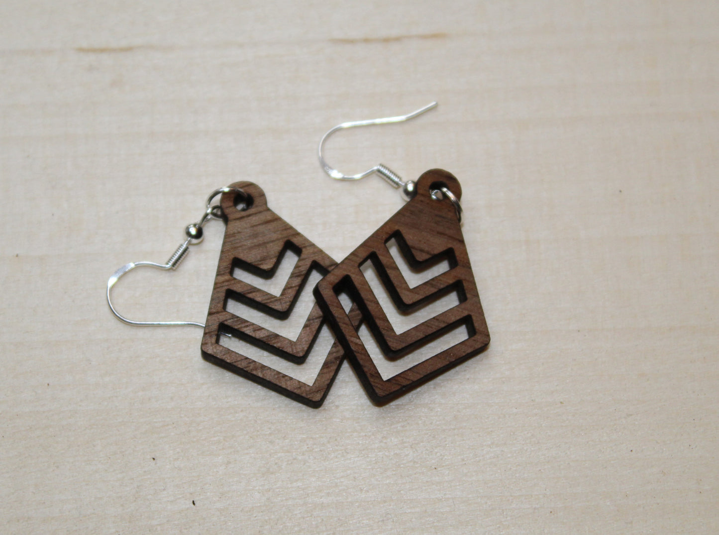 Pointed Teardrop Dangle Earrings
