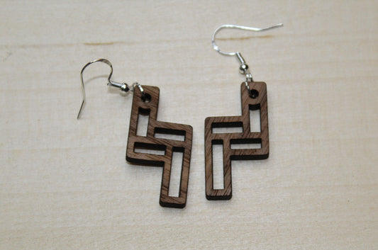 Rectangles Dangle Earrings