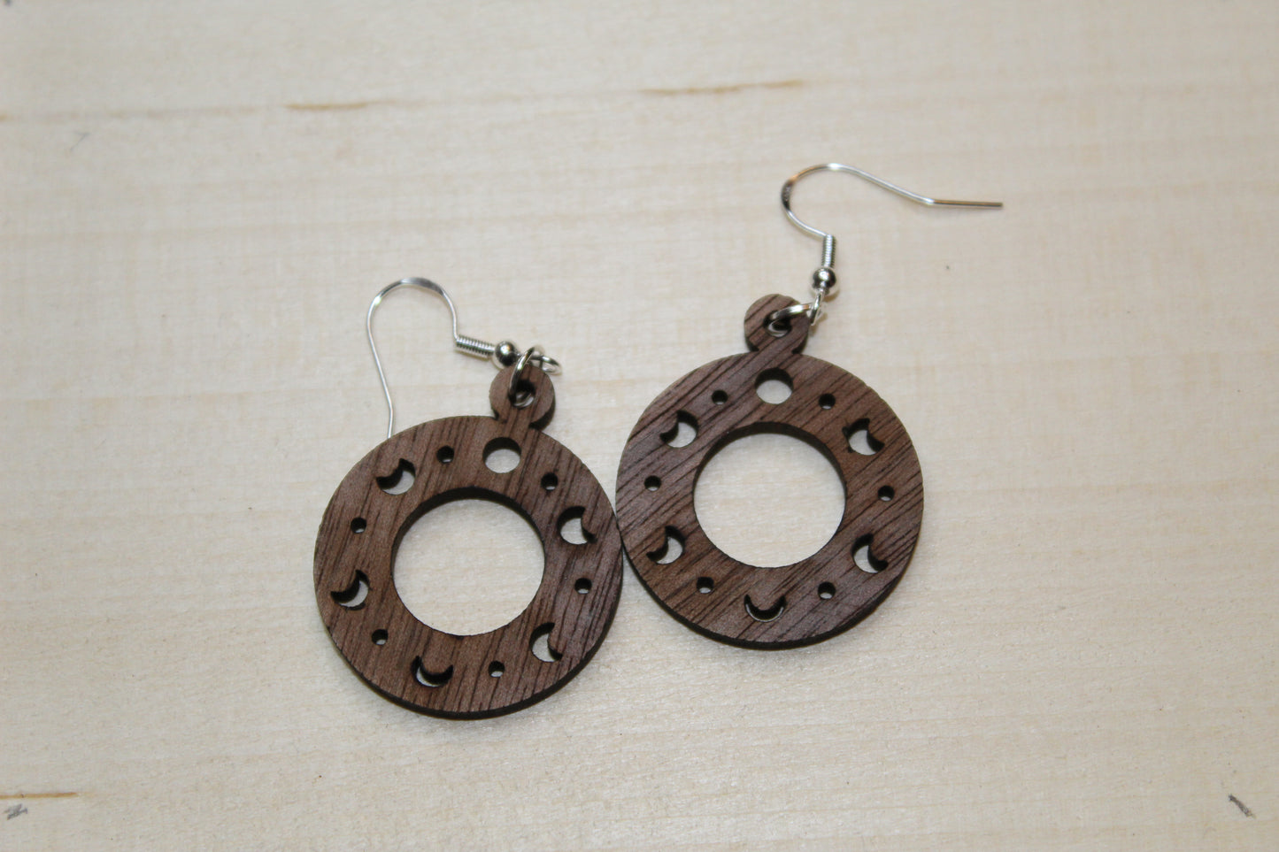 Moon Phases Dangle Earrings