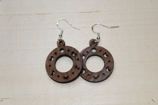 Moon Phases Dangle Earrings
