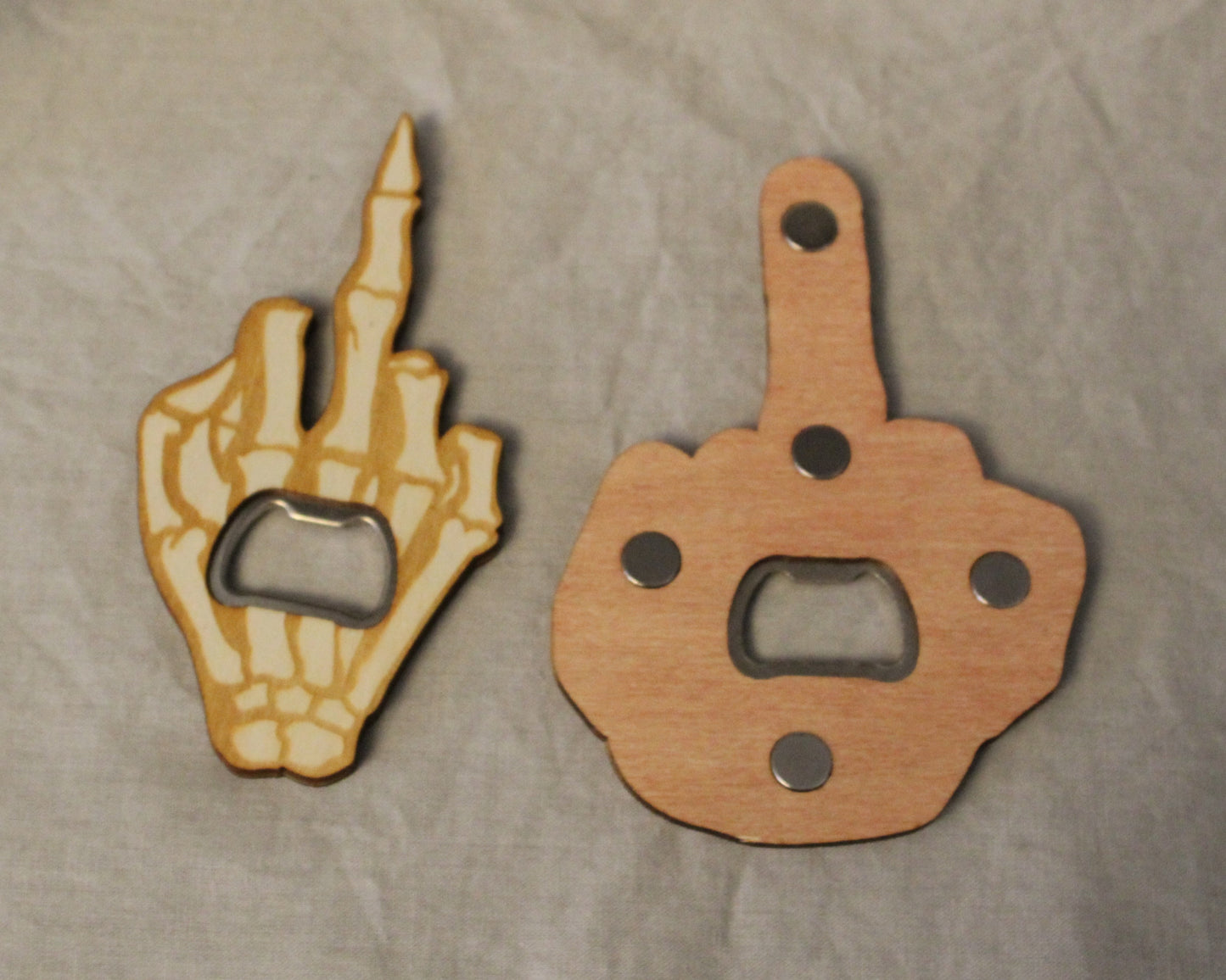 Middle Finger Bottle Opener