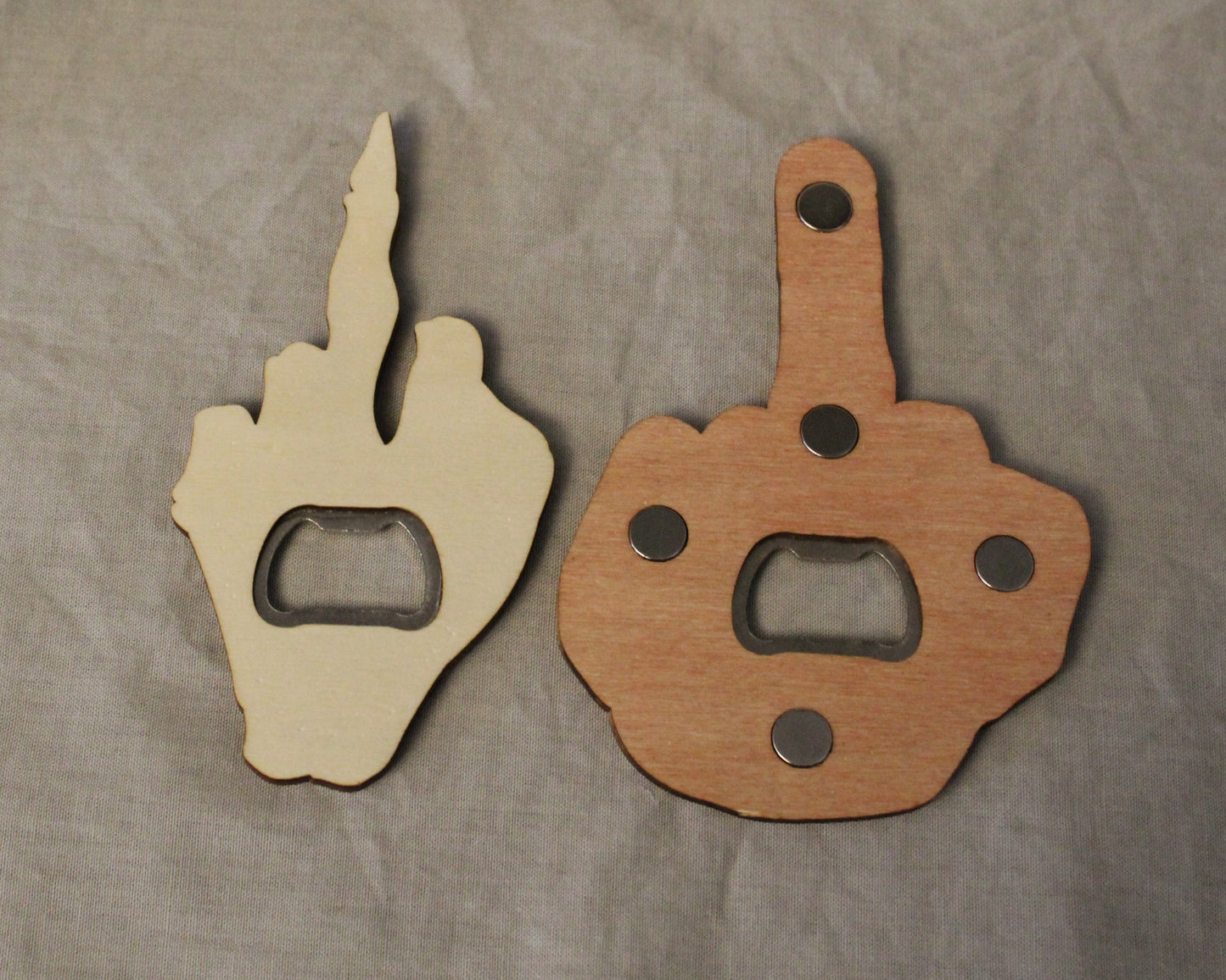Middle Finger Bottle Opener