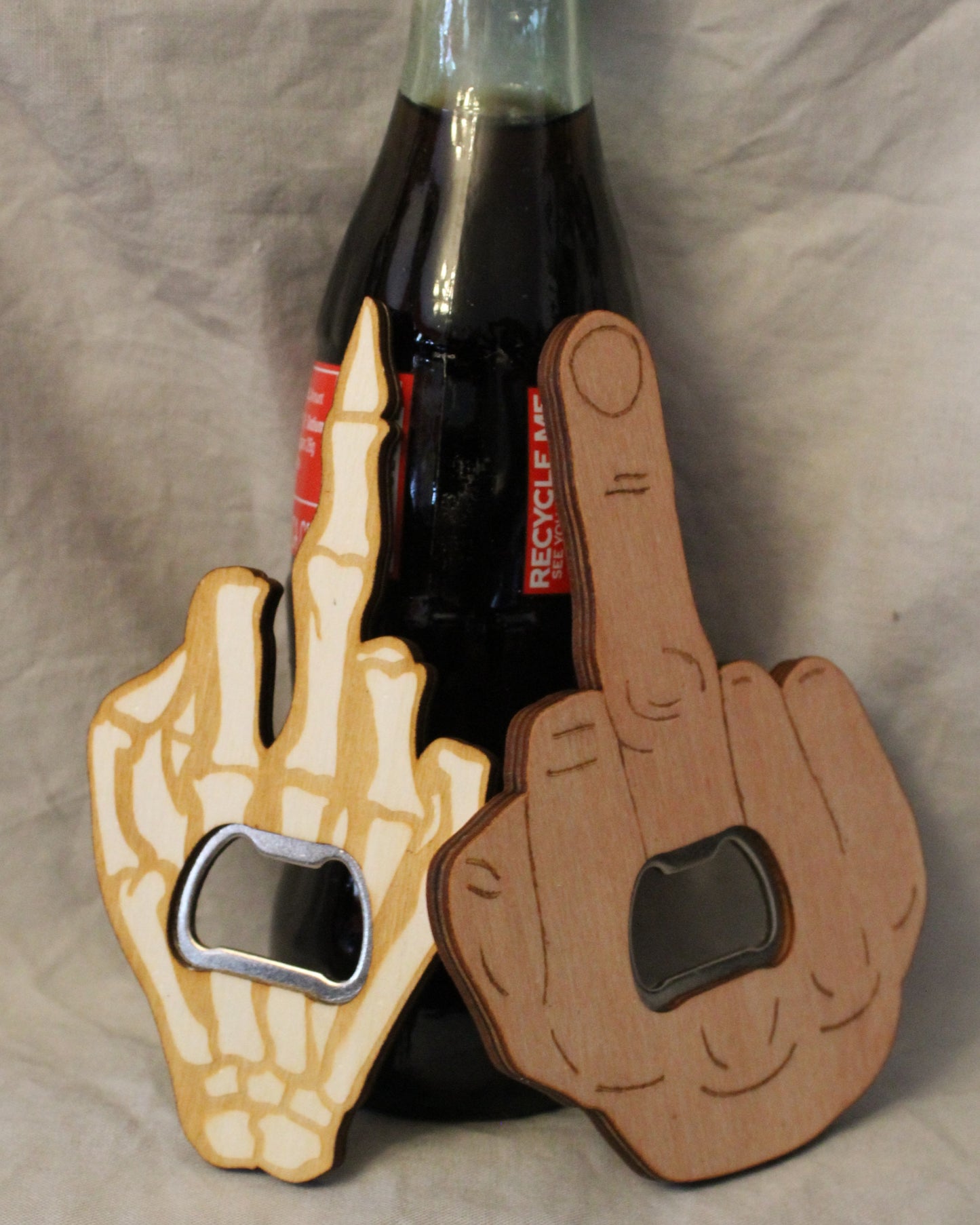 Middle Finger Bottle Opener