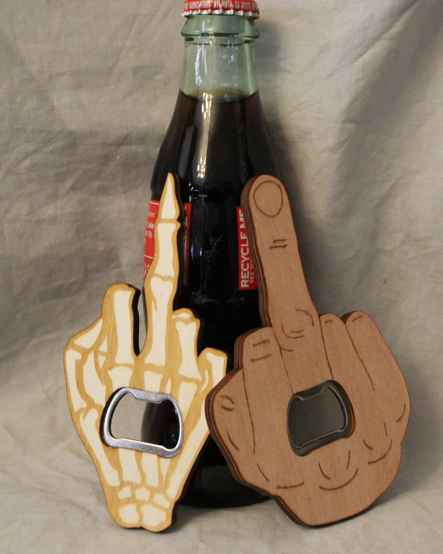Middle Finger Bottle Opener