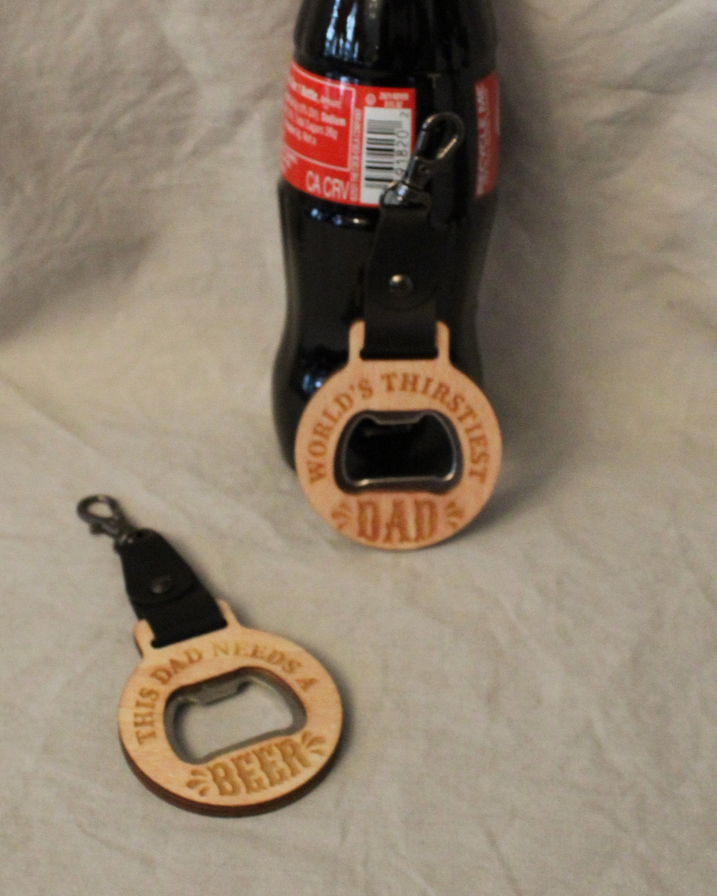 Dad Beer Keychain Bottle Opener