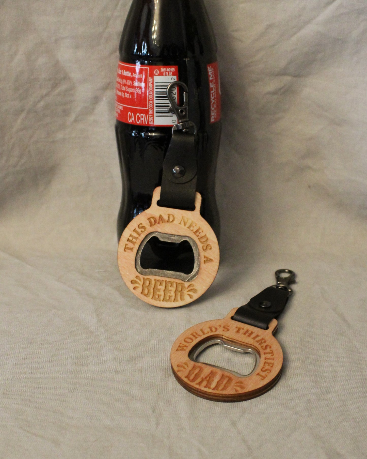 Dad Beer Keychain Bottle Opener