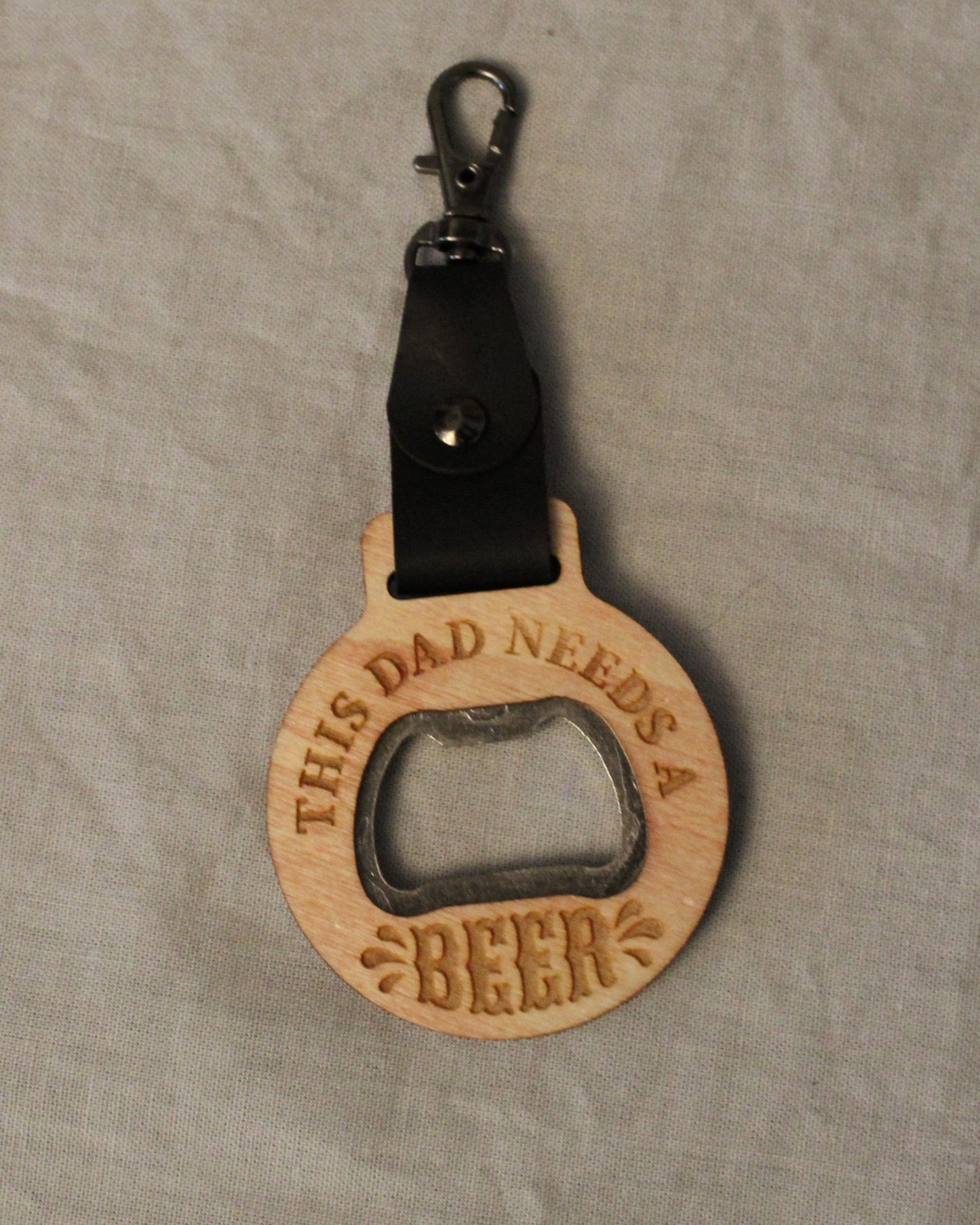 Dad Beer Keychain Bottle Opener
