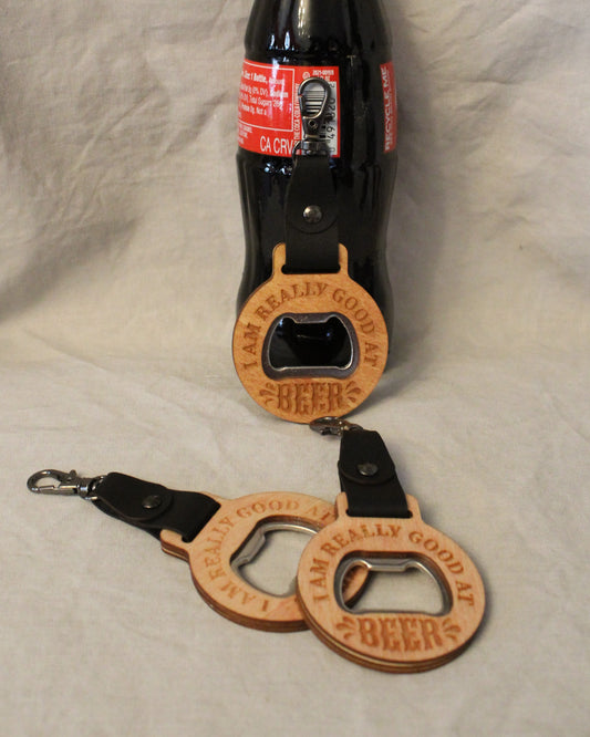 I am Really Good at Beer Keychain Bottle Opener