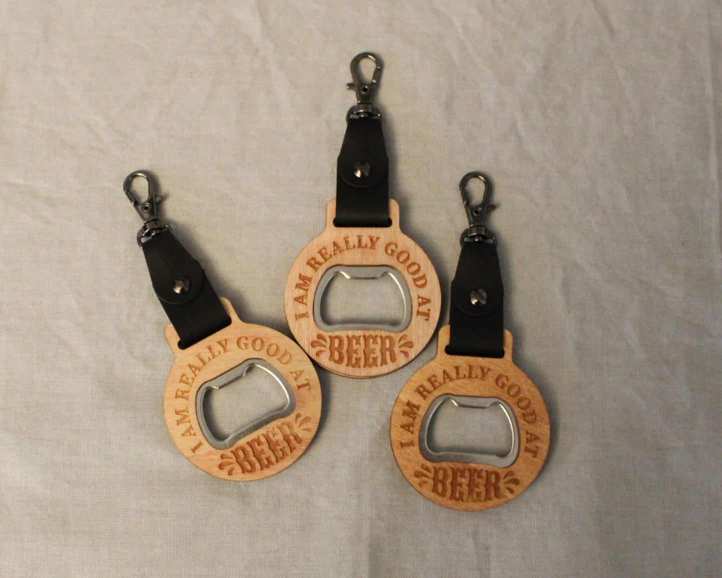 I am Really Good at Beer Keychain Bottle Opener