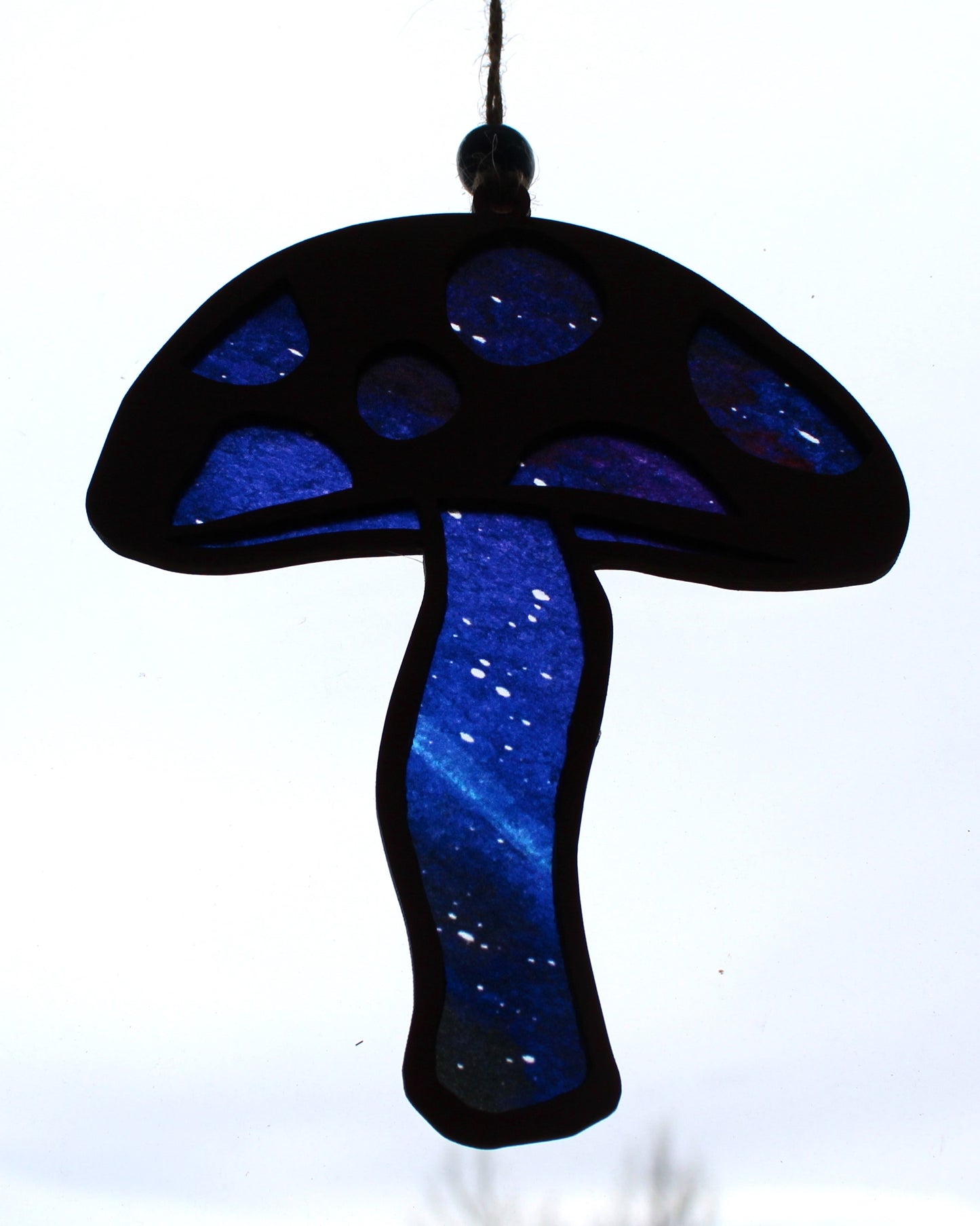 Toadstool Mushroom Wooden Suncatcher - Large & Mini Sizes