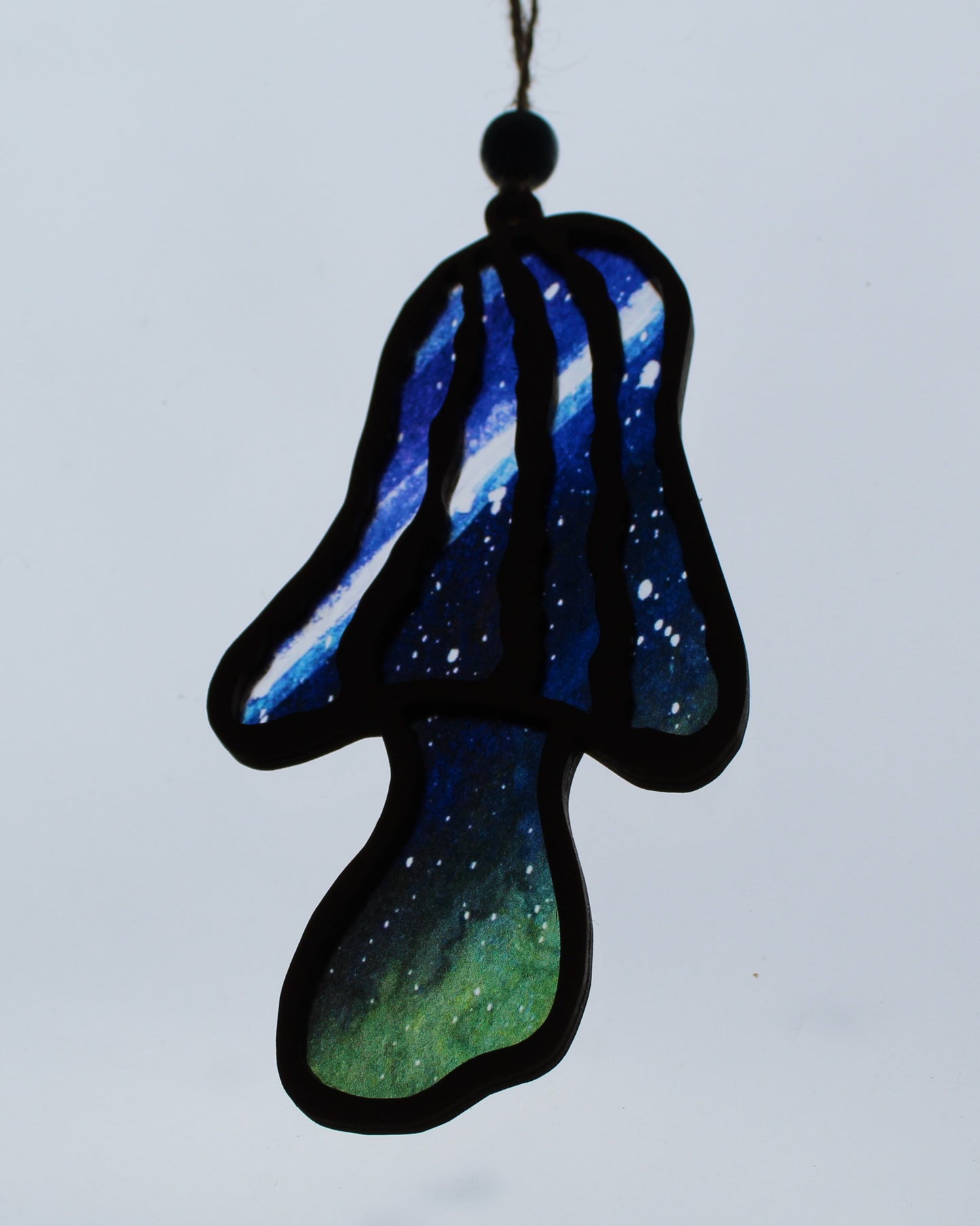 Morel Mushroom Wooden Suncatcher - Large & Mini Sizes