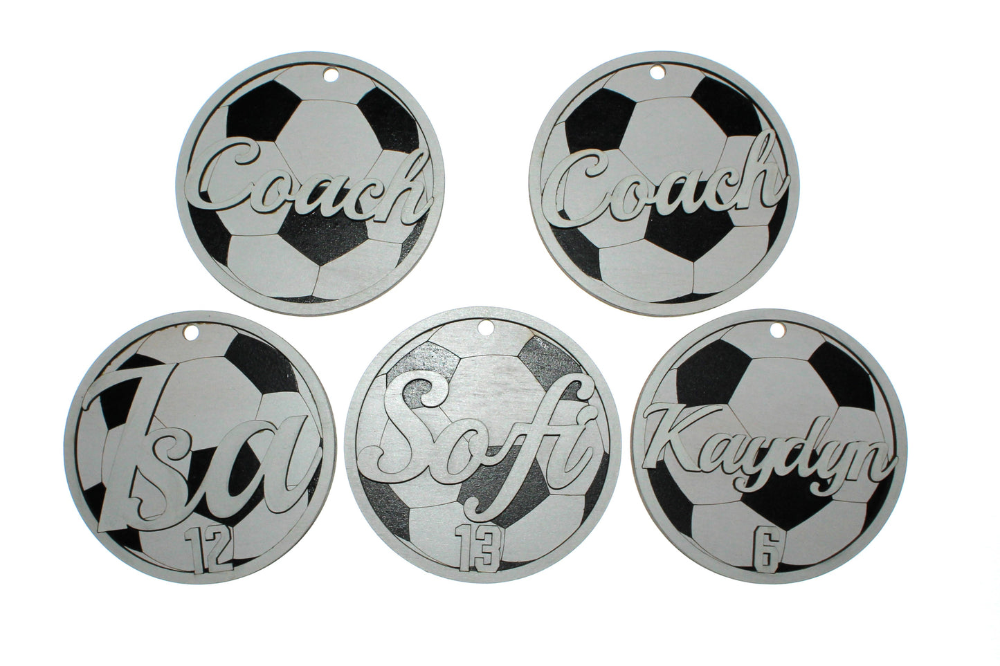 Soccer | Bag Tag | Ornament | Personalized | Name and Number
