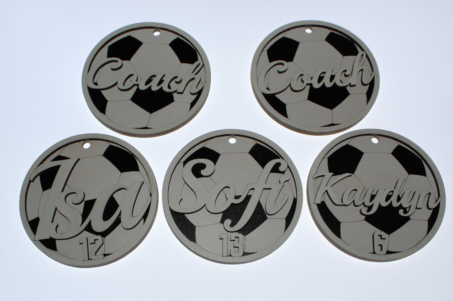 Soccer | Bag Tag | Ornament | Personalized | Name and Number