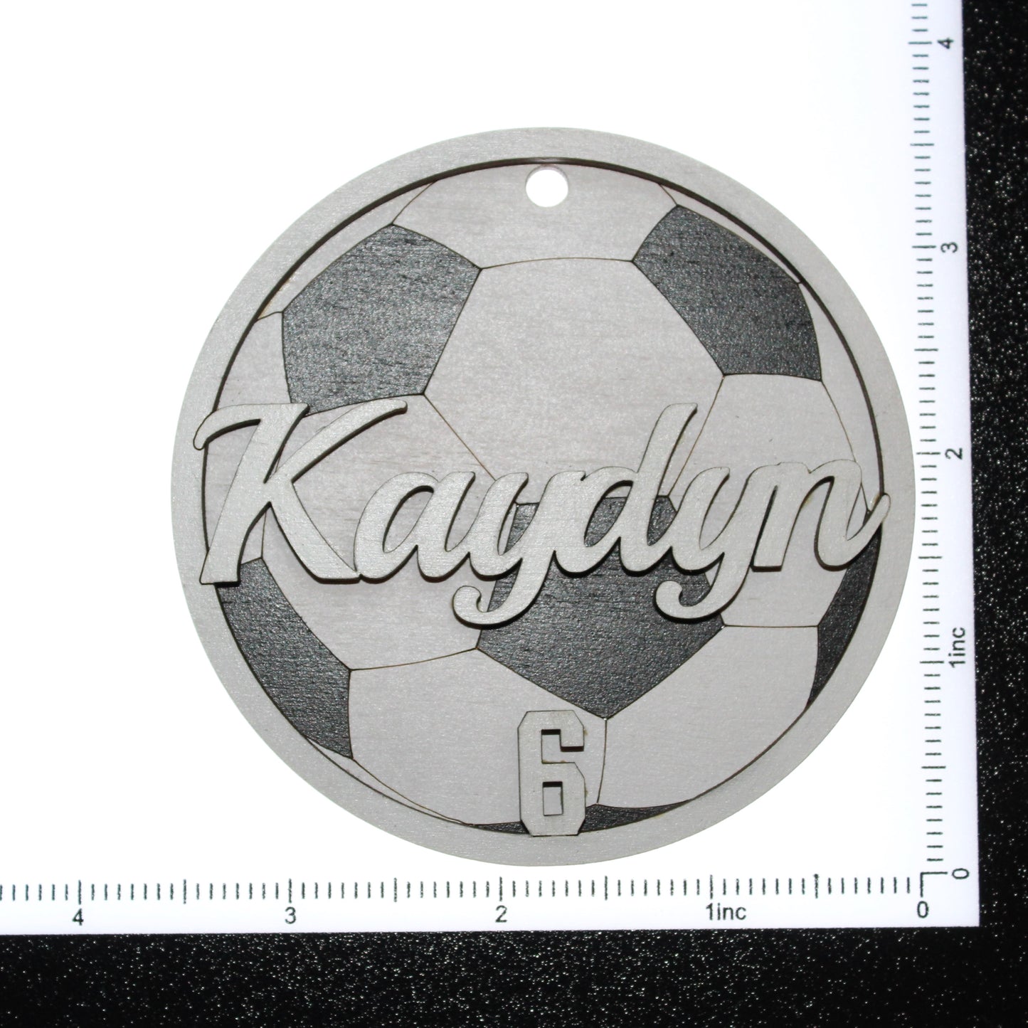Soccer | Bag Tag | Ornament | Personalized | Name and Number