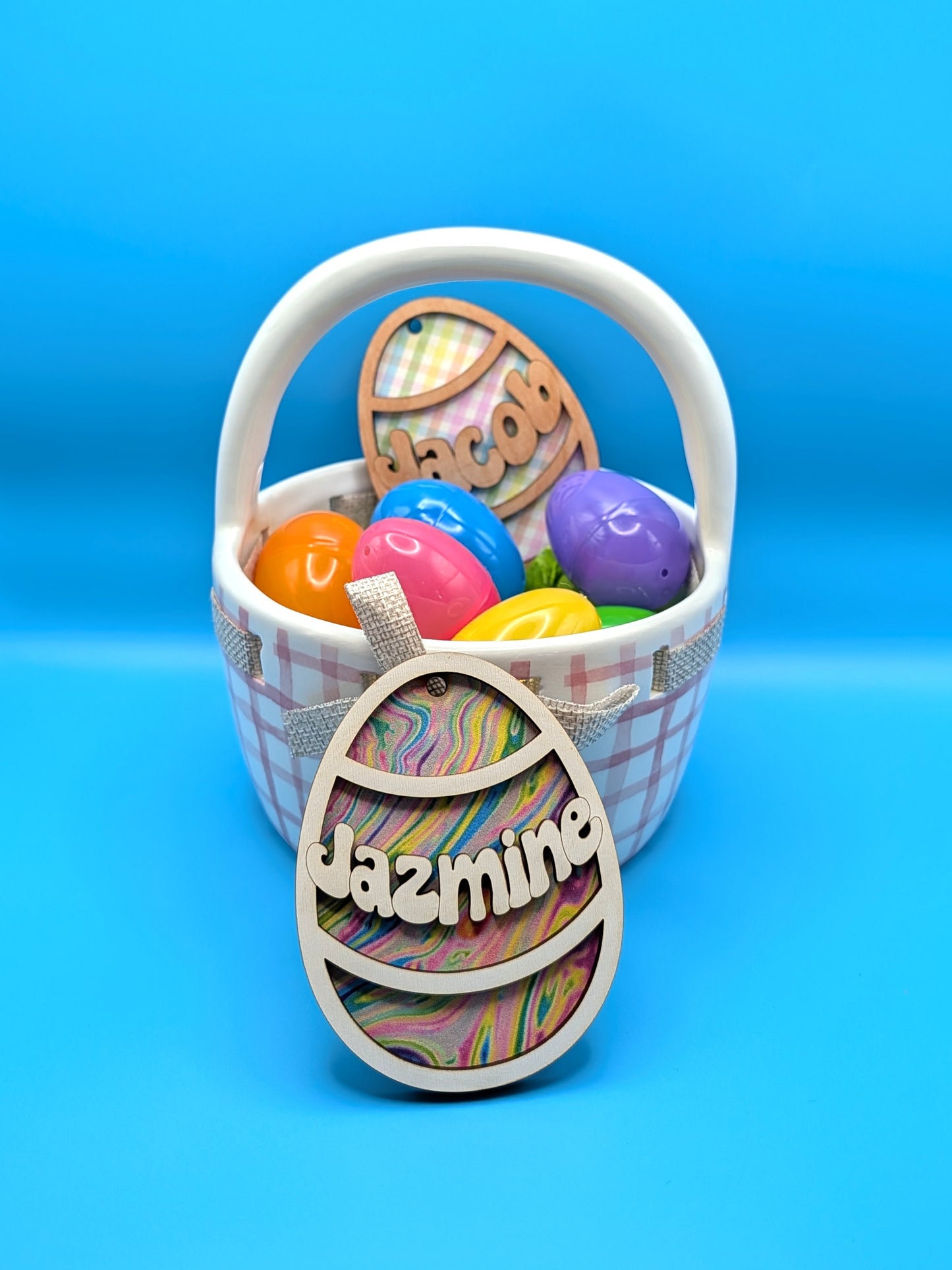 Easter Tags | Personalized | Bunny | Baby Chick | Wooden