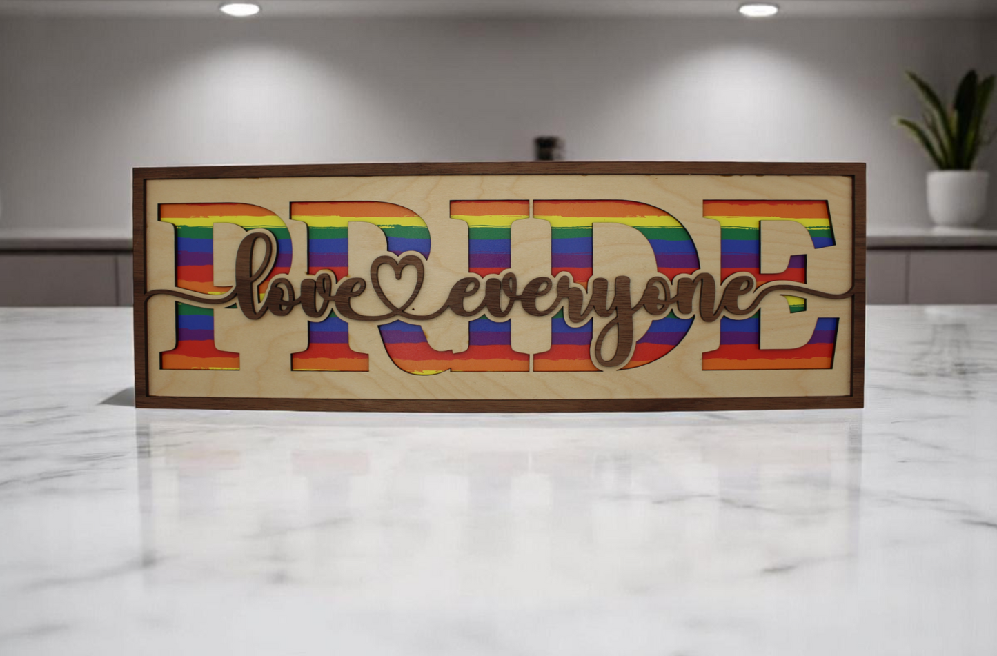 PRIDE Love Everyone Sign