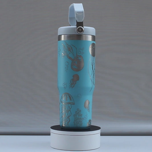 Jellyfish Full Wrap Engrave 30oz Tumbler