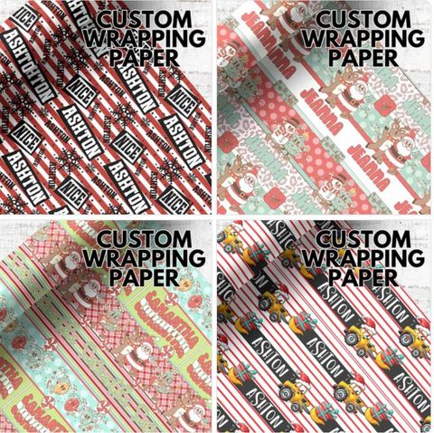 Custom Wrapping Paper
