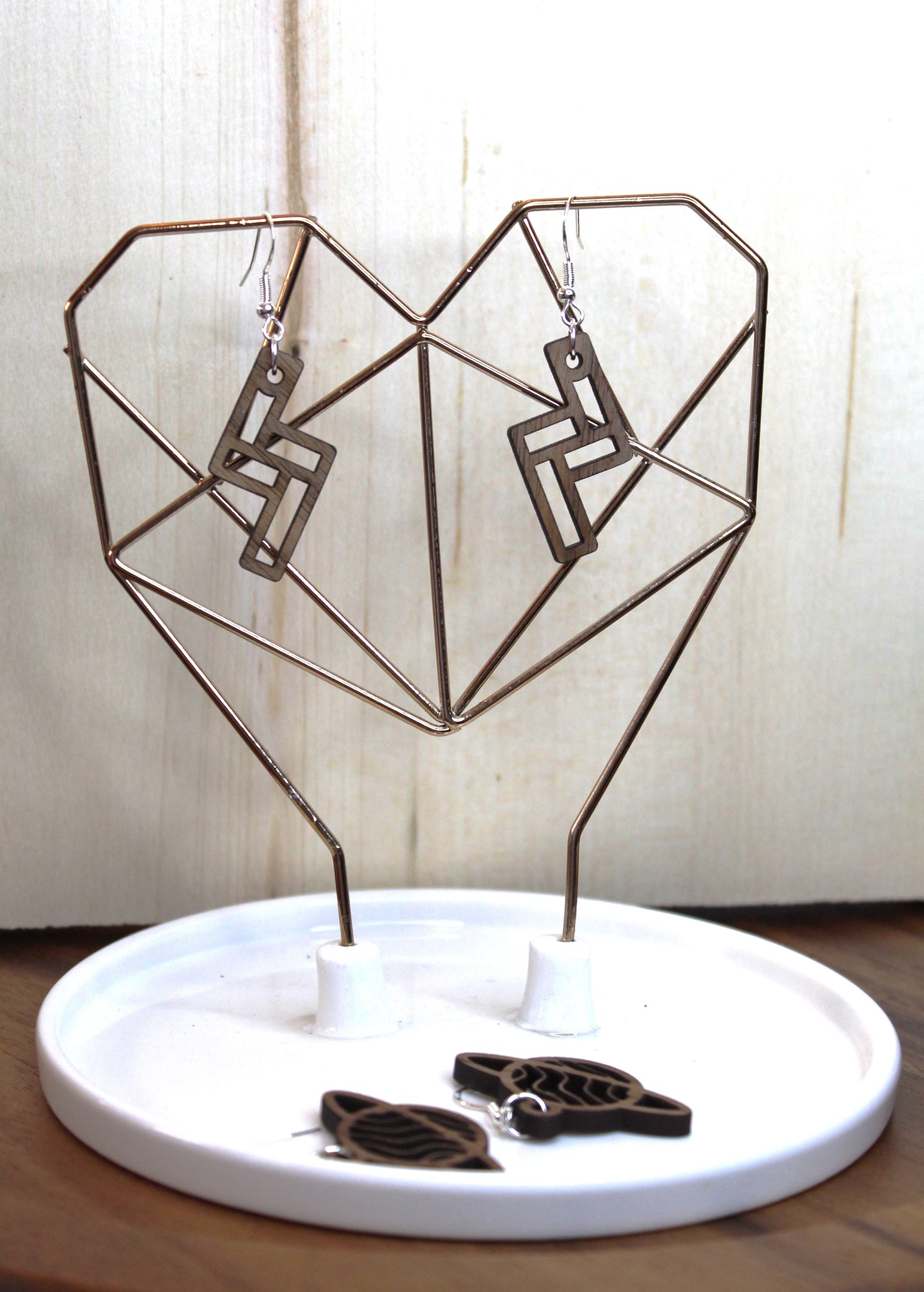 Rectangles Dangle Earrings