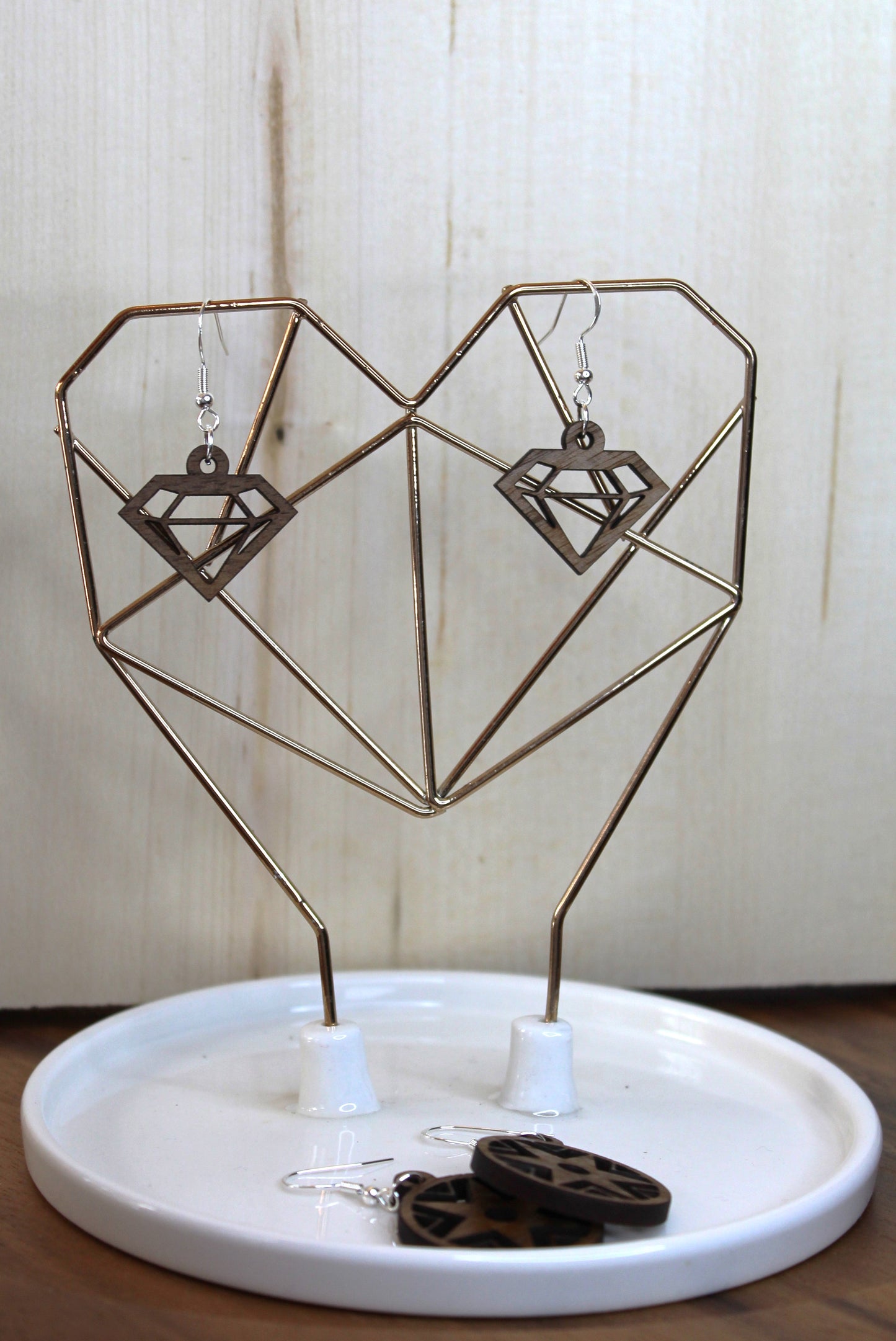 Diamond Dangle Earrings