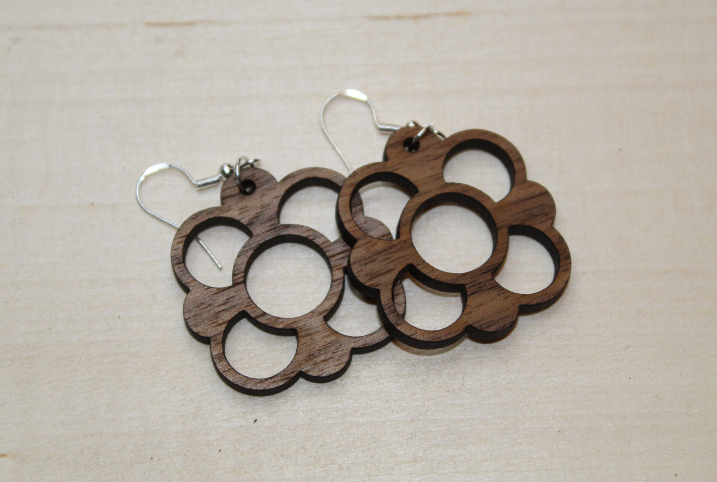 Geometric Circle Dangle Earrings