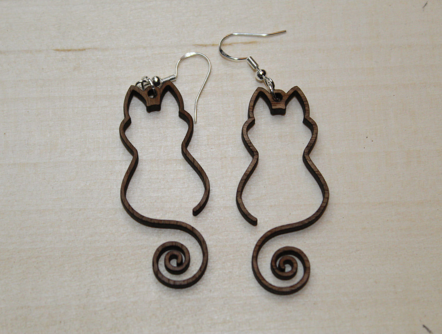 Cat Dangle Earrings