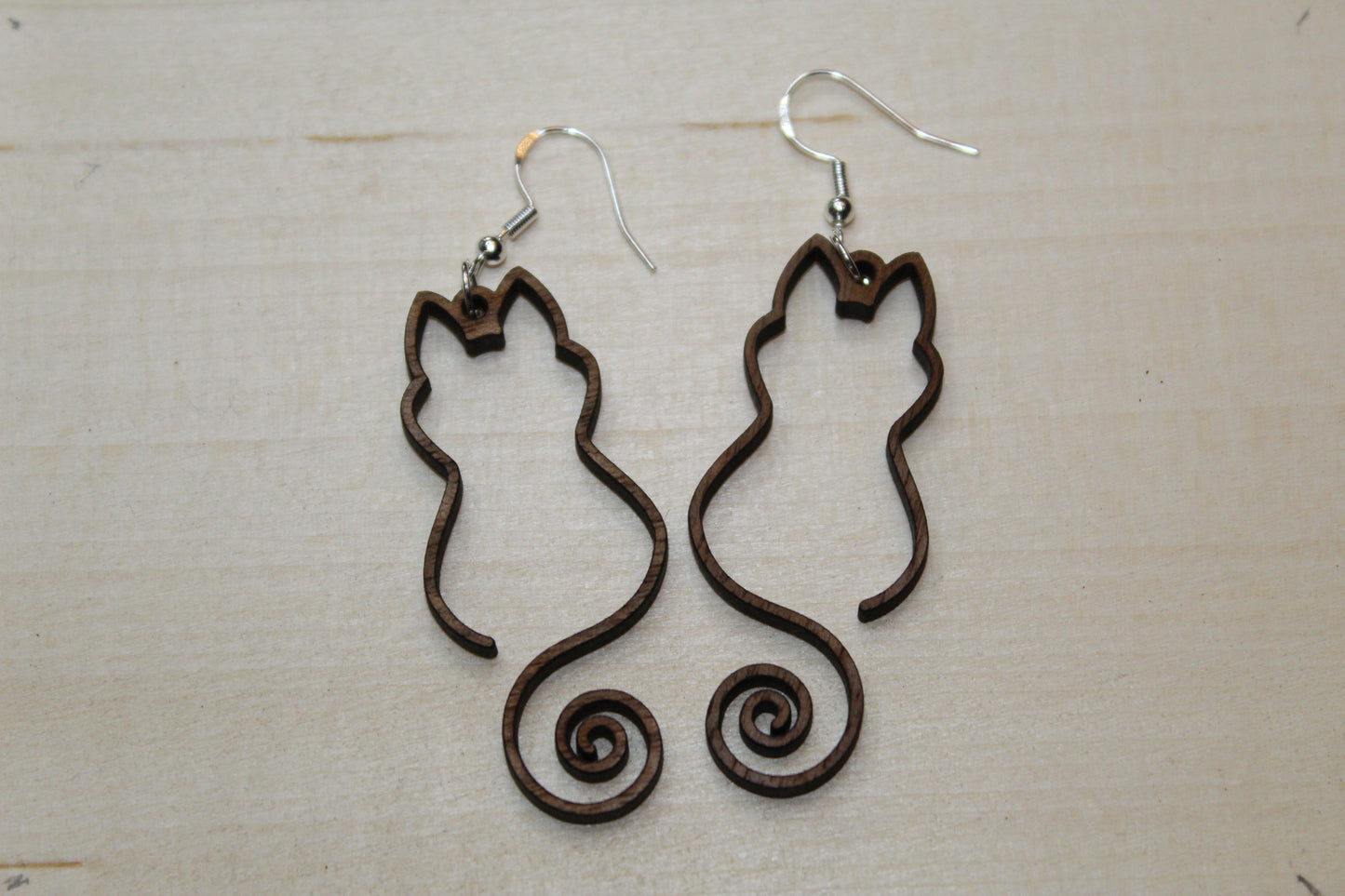 Cat Dangle Earrings