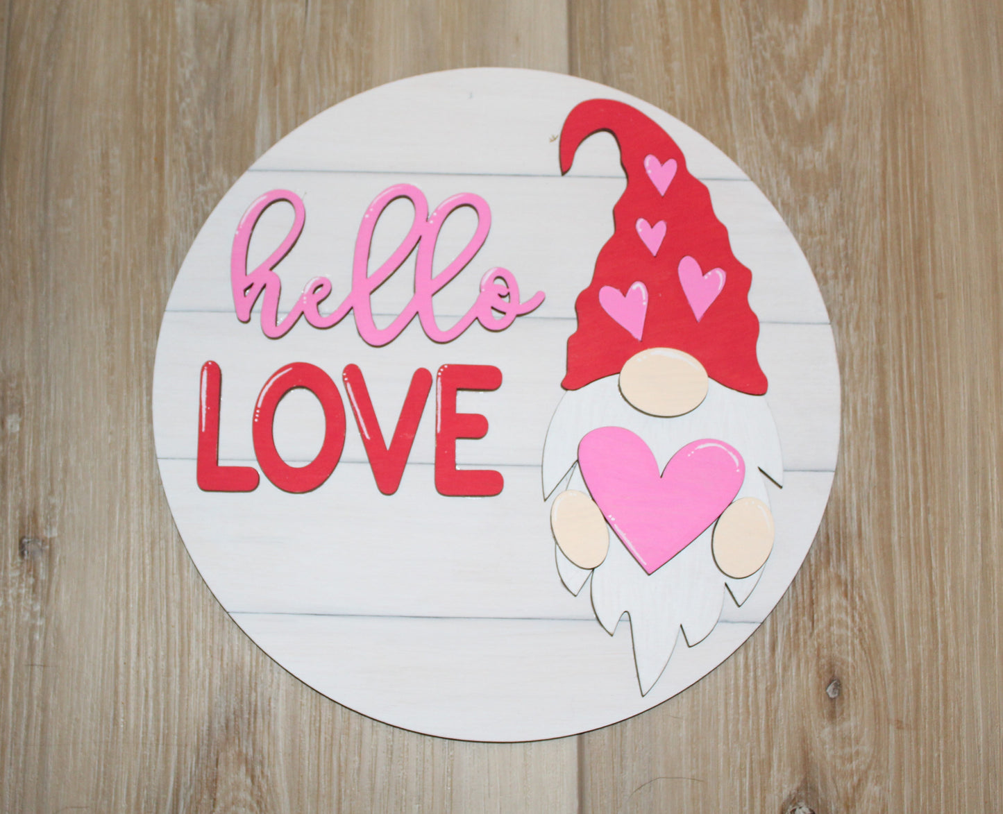 Gnome Hello Love Sign