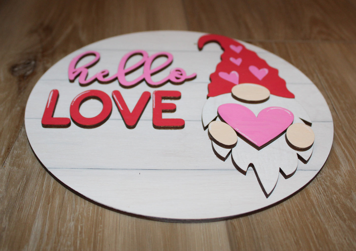 Gnome Hello Love Sign