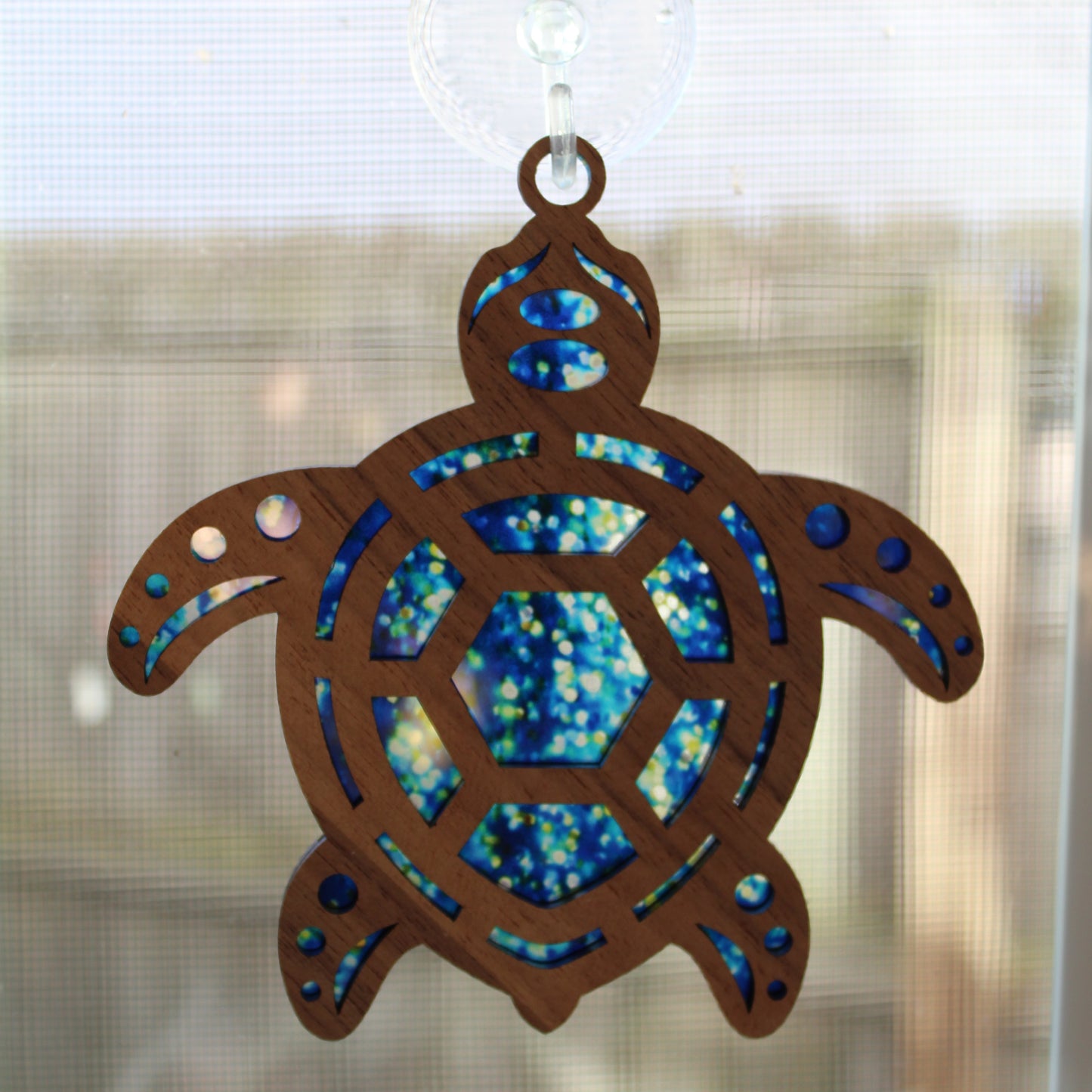 Sea Turtle Suncatcher - Large & Mini Sizes