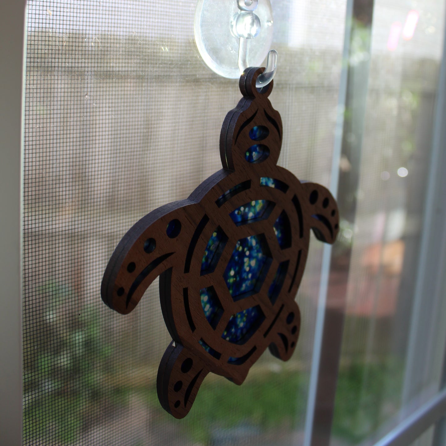 Sea Turtle Suncatcher - Large & Mini Sizes