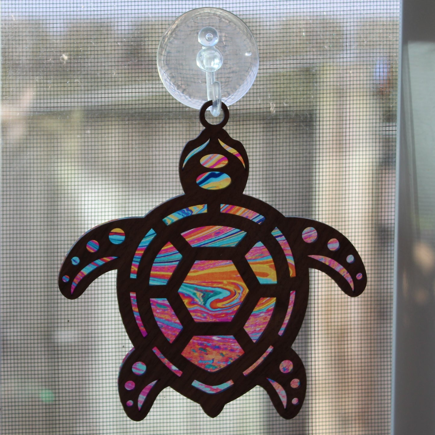 Sea Turtle Suncatcher - Large & Mini Sizes