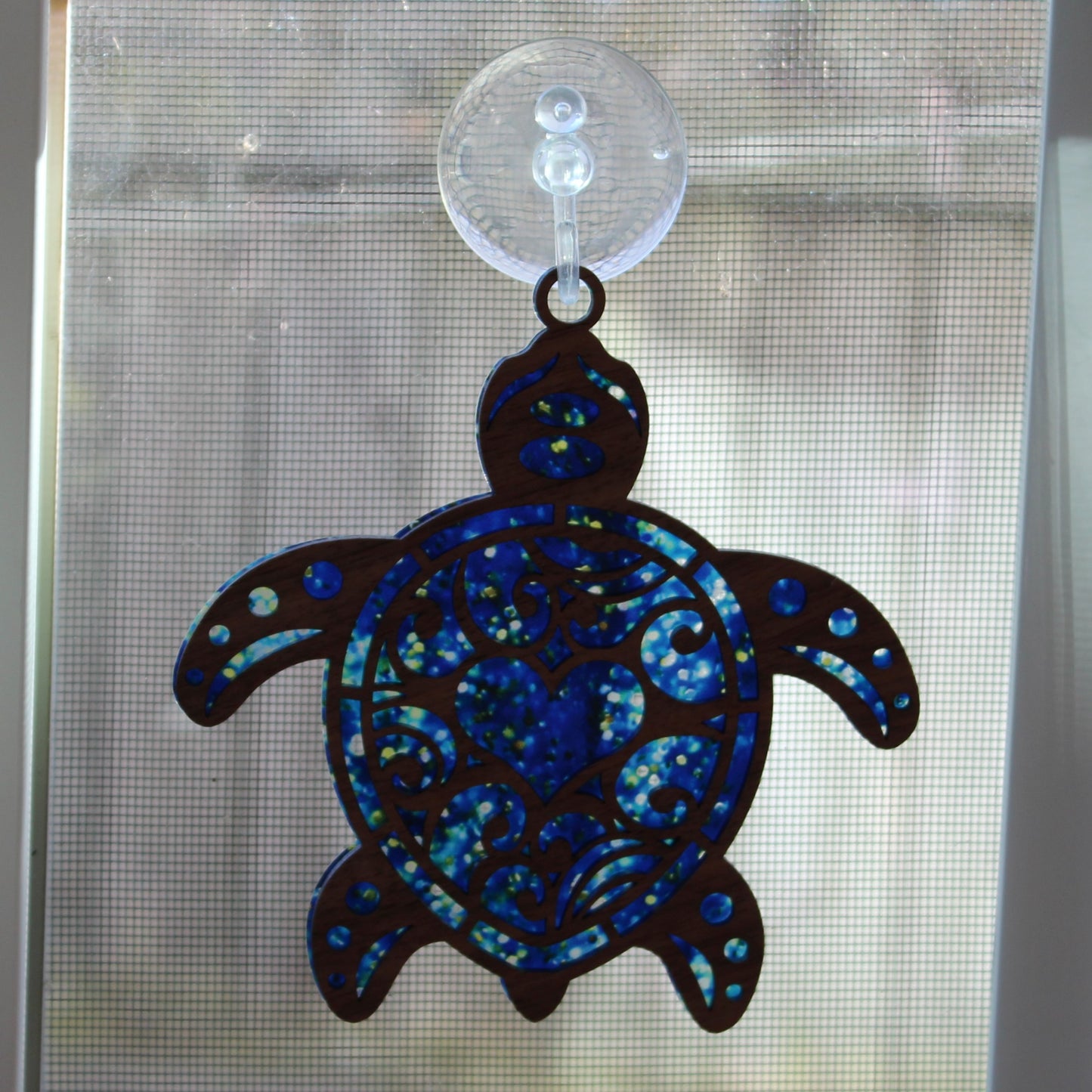 Sea Turtle Suncatcher - Large & Mini Sizes