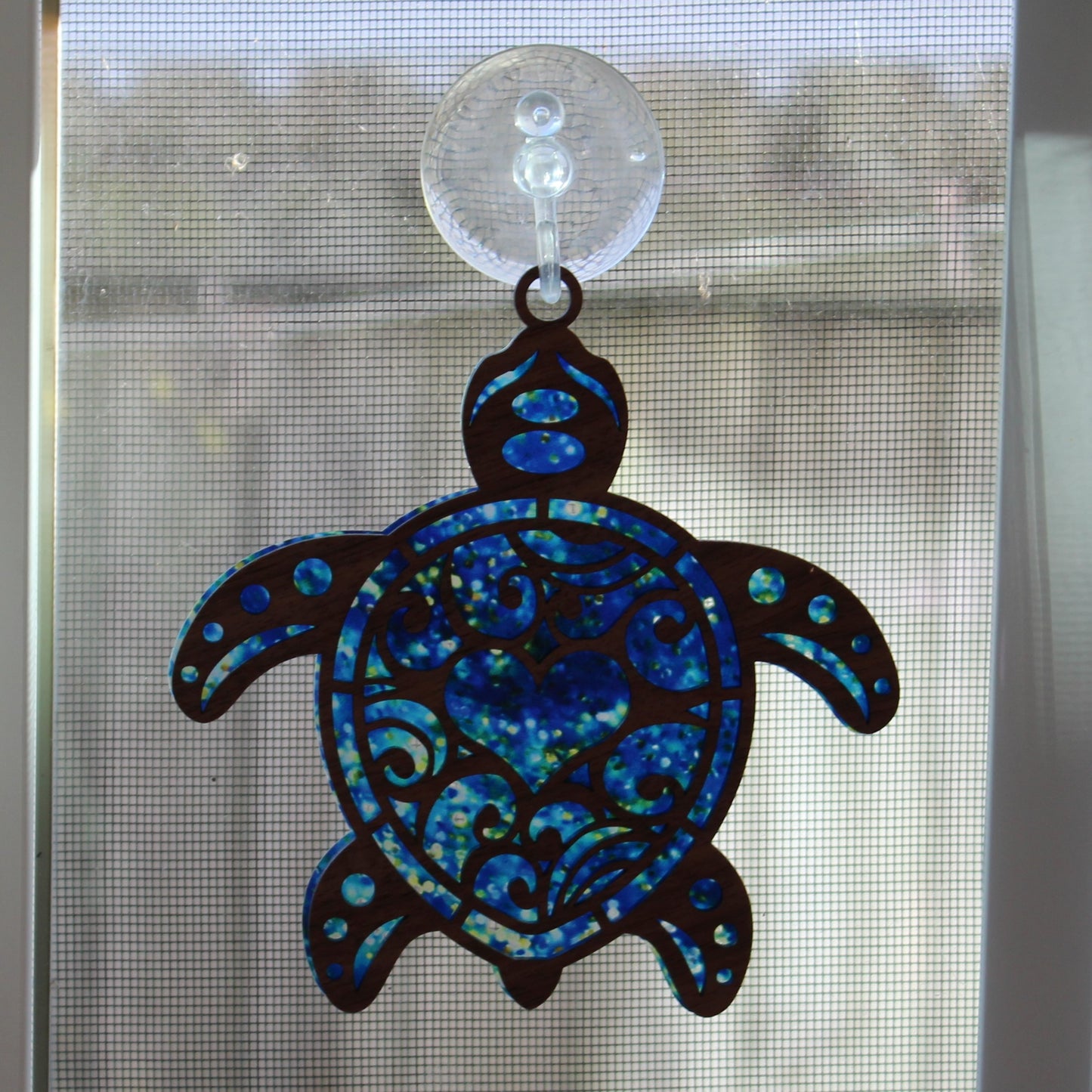 Sea Turtle Suncatcher - Large & Mini Sizes