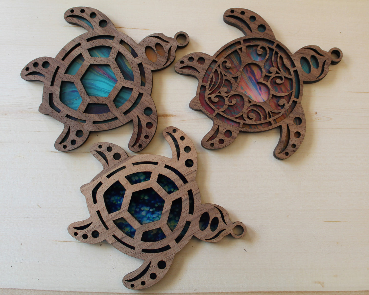 Sea Turtle Suncatcher - Large & Mini Sizes