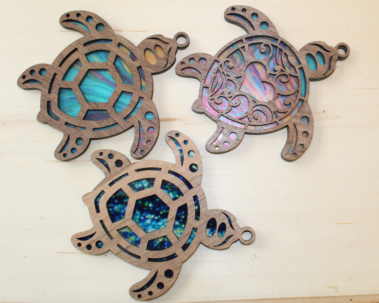 Sea Turtle Suncatcher - Large & Mini Sizes