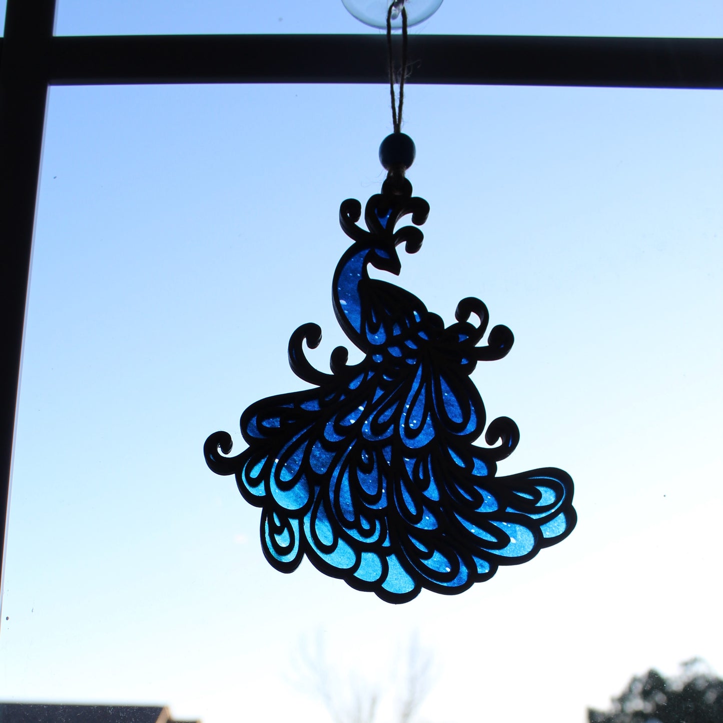 Peacock Suncatcher