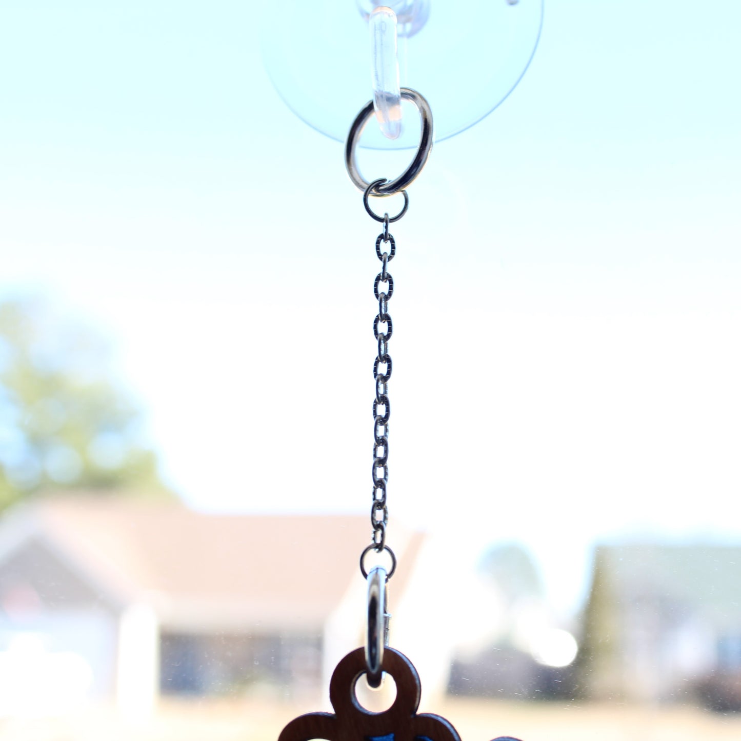 Smiling Mushroom Wooden Suncatcher - Large & Mini Sizes