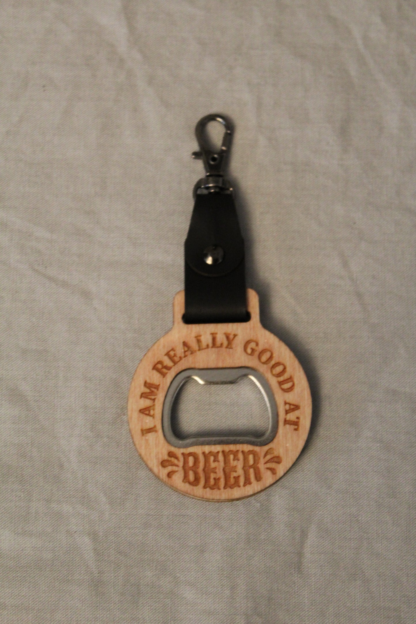 I am Really Good at Beer Keychain Bottle Opener