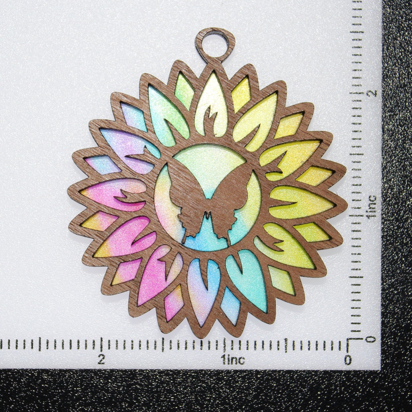 Mini Butterfly Flower Suncatcher