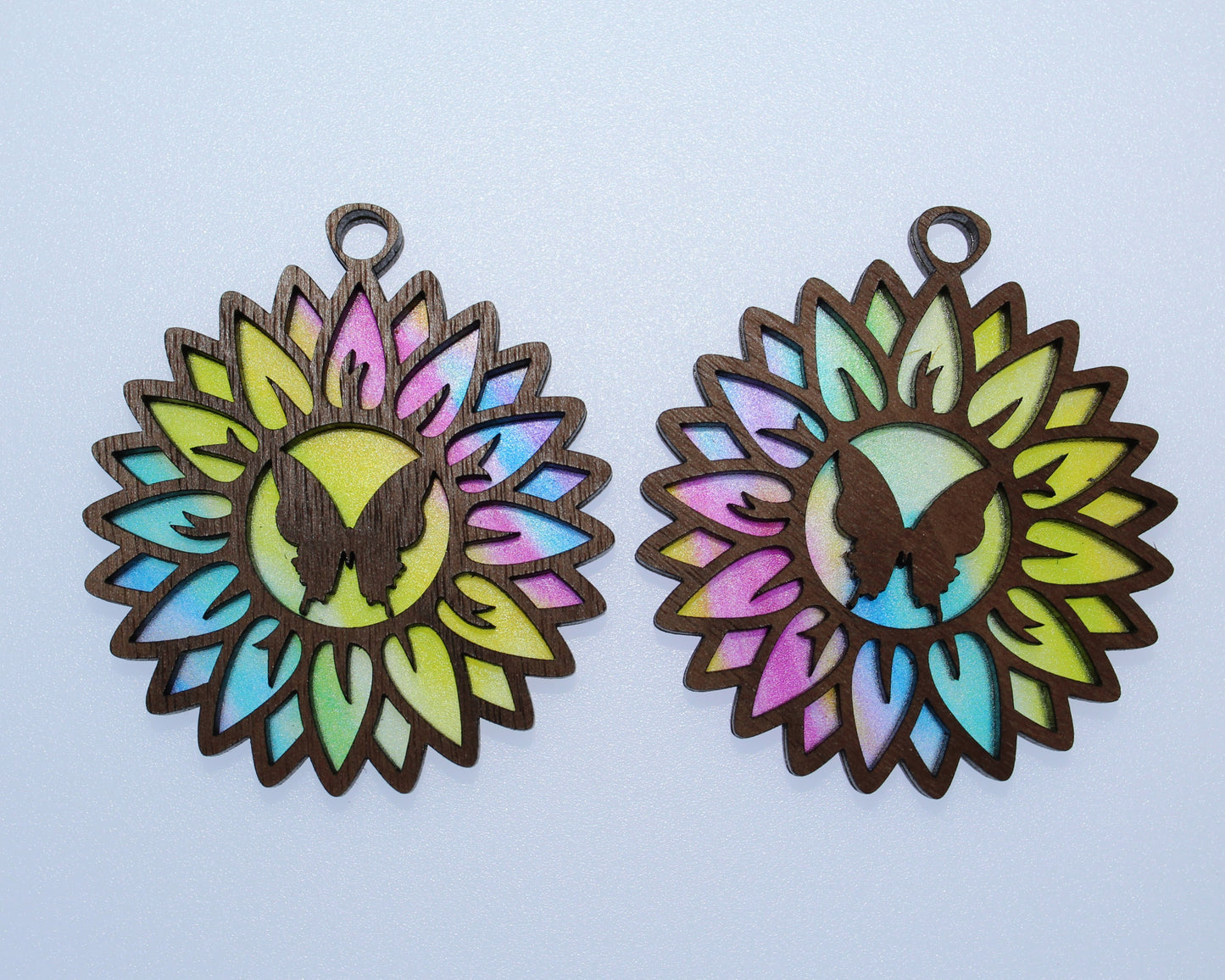 Mini Butterfly Flower Suncatcher