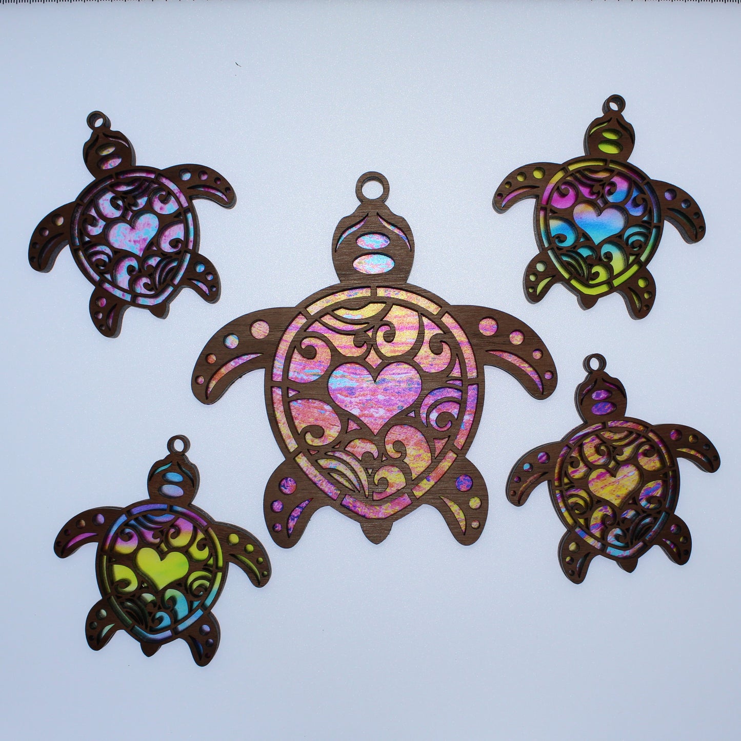 Sea Turtle Suncatcher - Large & Mini Sizes