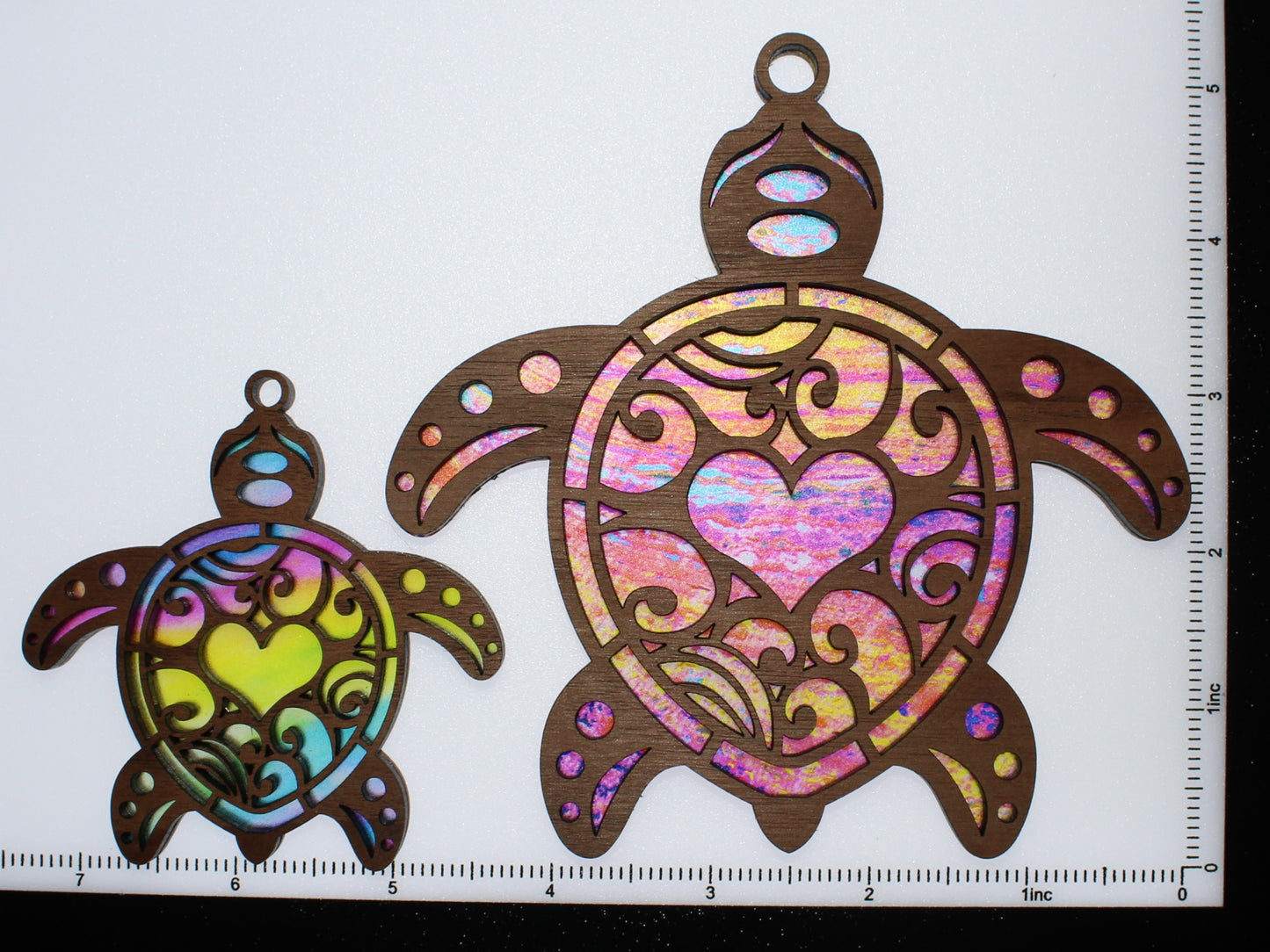 Sea Turtle Suncatcher - Large & Mini Sizes