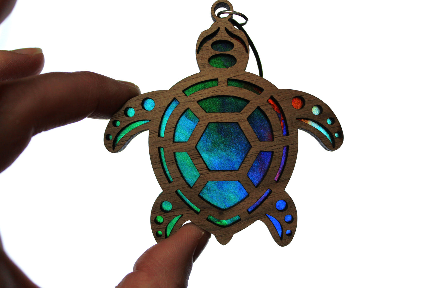 Sea Turtle Suncatcher - Large & Mini Sizes