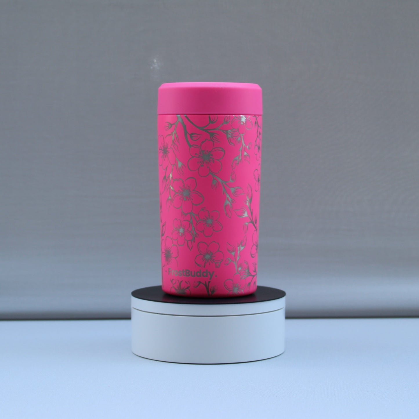 Cherry Blossom Frost Buddy Can Cooler Full Wrap Engrave Japanese Flower Sakura Flower